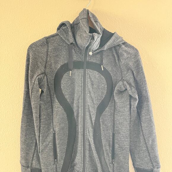Lululemon Stride Jacket Soft mini Check Black heathered coal - Picture 9 of 12